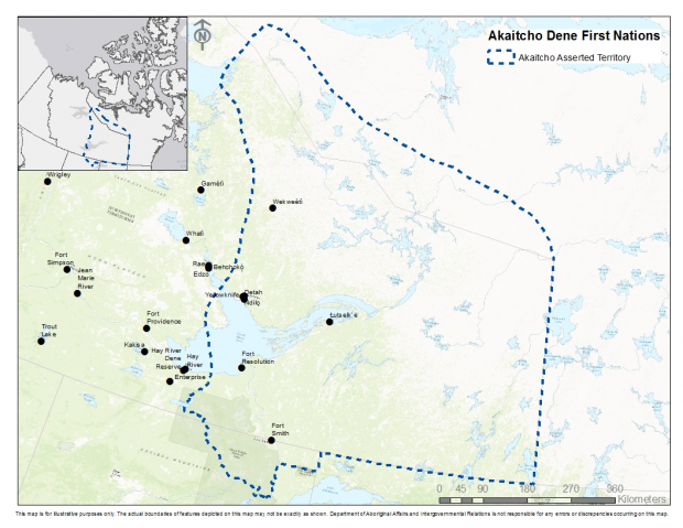 Akaitcho Asserted Territory