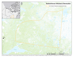Athabasca Dënesuliné Interim Measures Agreement Area